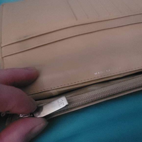 Chanel Cambon Beige Bifold Long Wallet Authentic - Picture 4 of 14